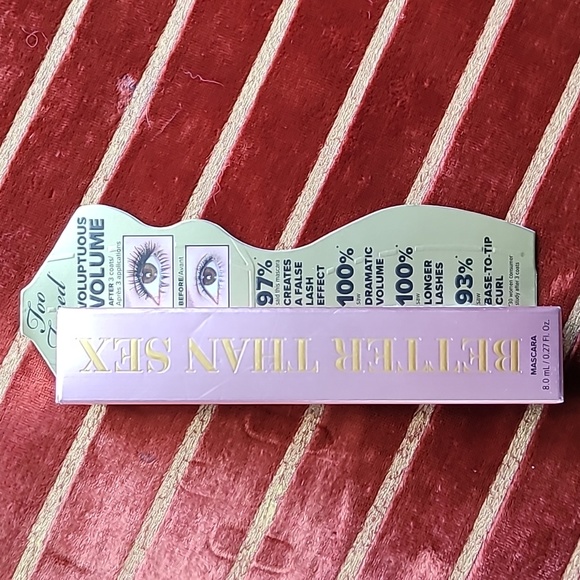 Too Faced Makeup Better Than Sex Full Size Mascara Poshmark